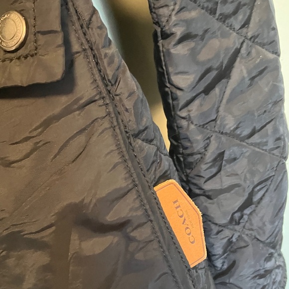 Coach Women's Quilted Black Utility Jacket - Picture 4 of 7